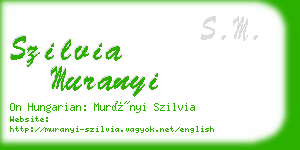 szilvia muranyi business card